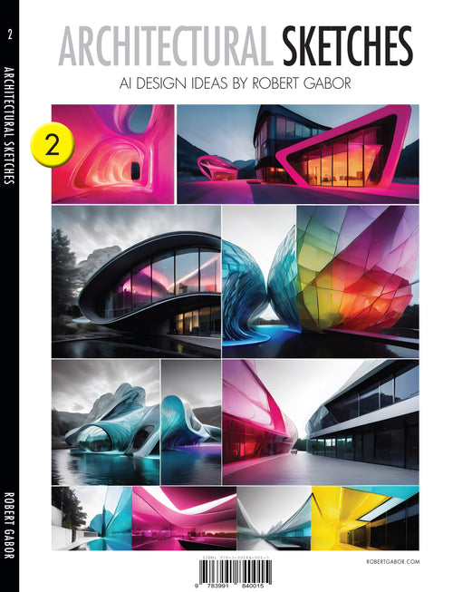 Architectural Sketches – Volume 002 cover – Complete Rainbow Spectrum