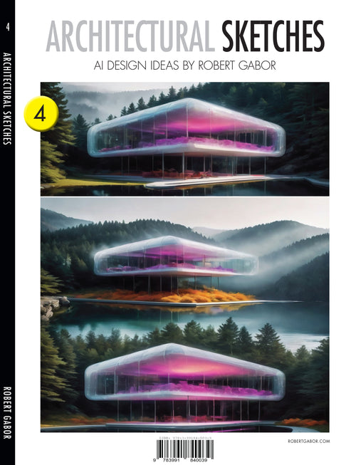 Architectural Sketches – Volume 004 cover – Complete Rainbow Spectrum