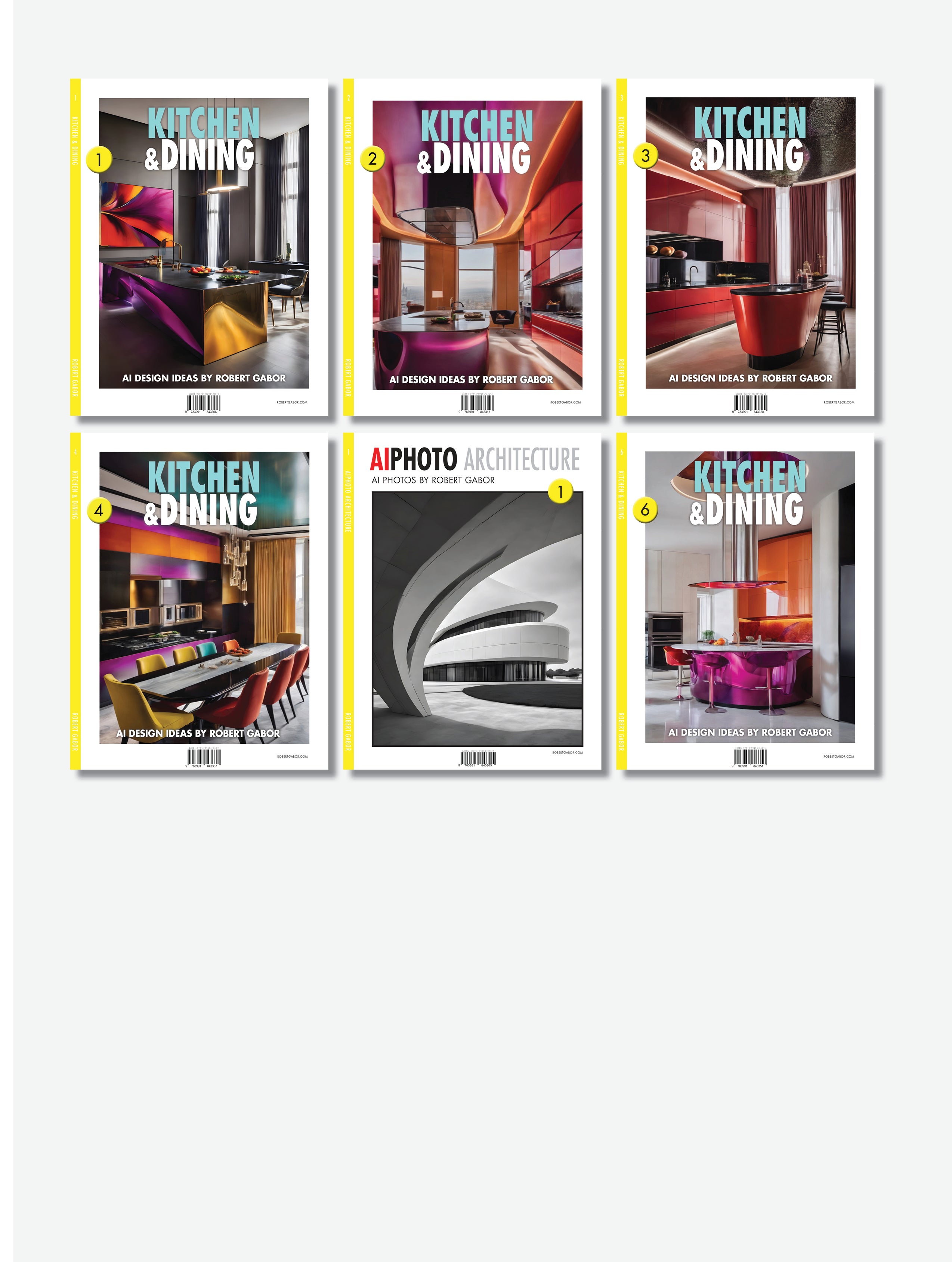 Kitchen & Dining – Complete Series, Volumes 001–006 (6 Volumes)