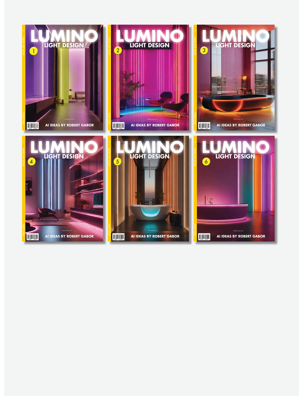 Lumino Light Design – Complete Series, Volumes 001–006 (6 Volumes)