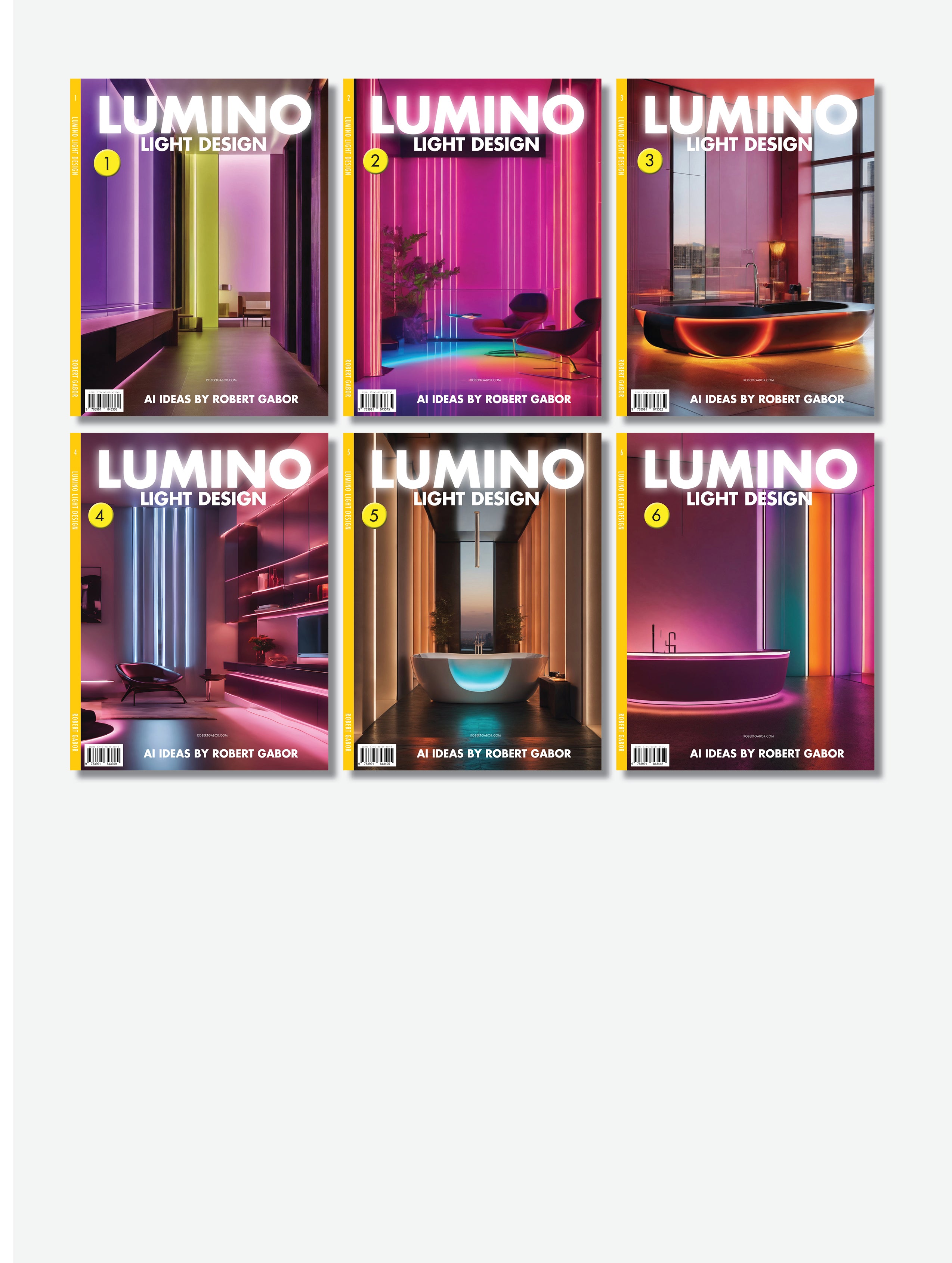 Lumino Light Design – Complete Series, Volumes 001–006 (6 Volumes)