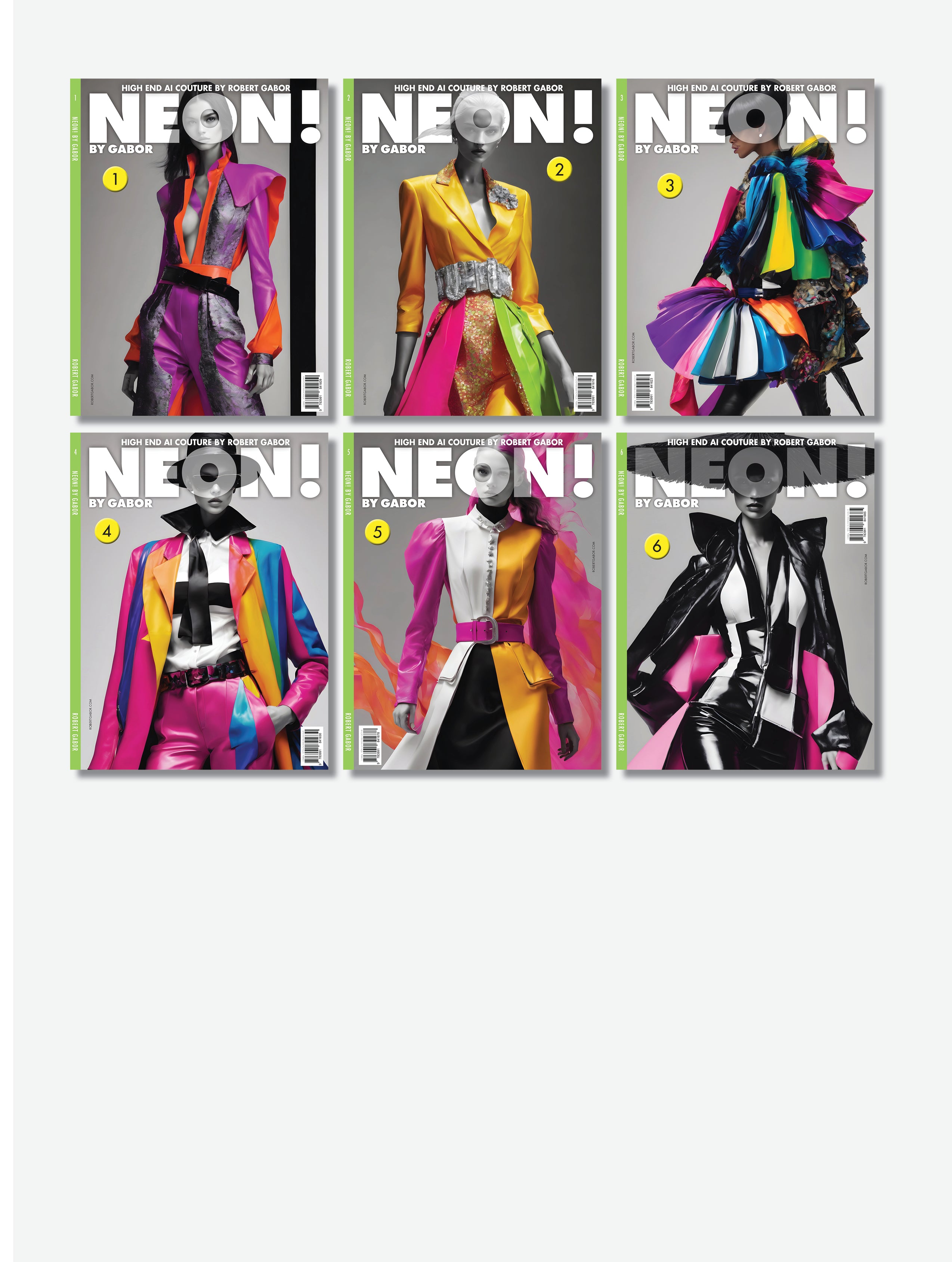 Neon! By Gabor – Complete Series, Volumes 001–006 (6 Volumes)