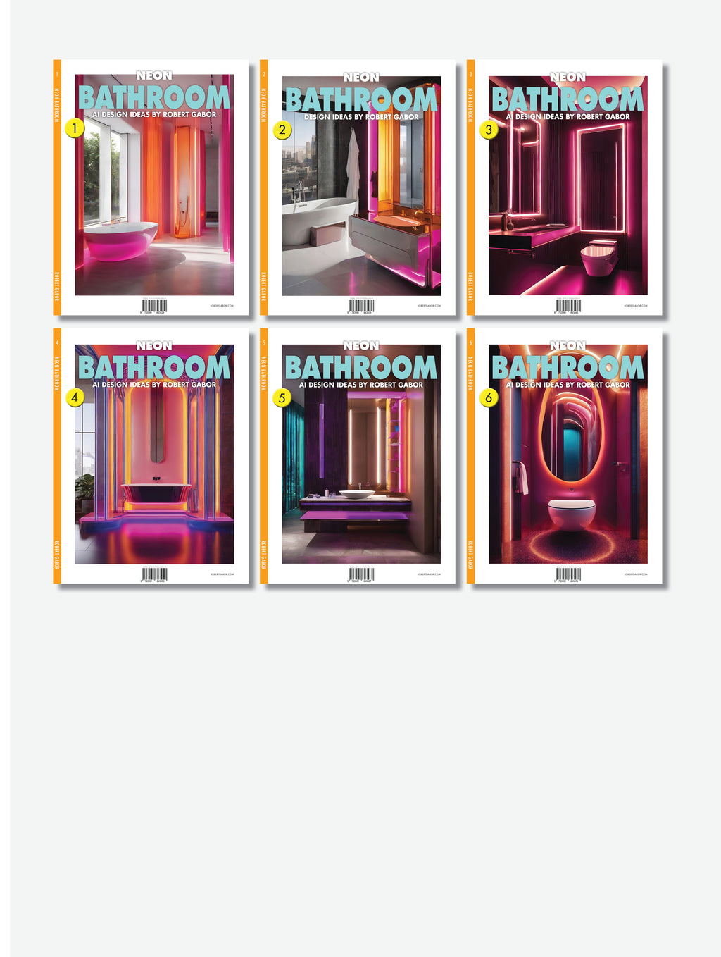Neon Bathroom – Complete Series, Volumes 001–006 (6 Volumes)