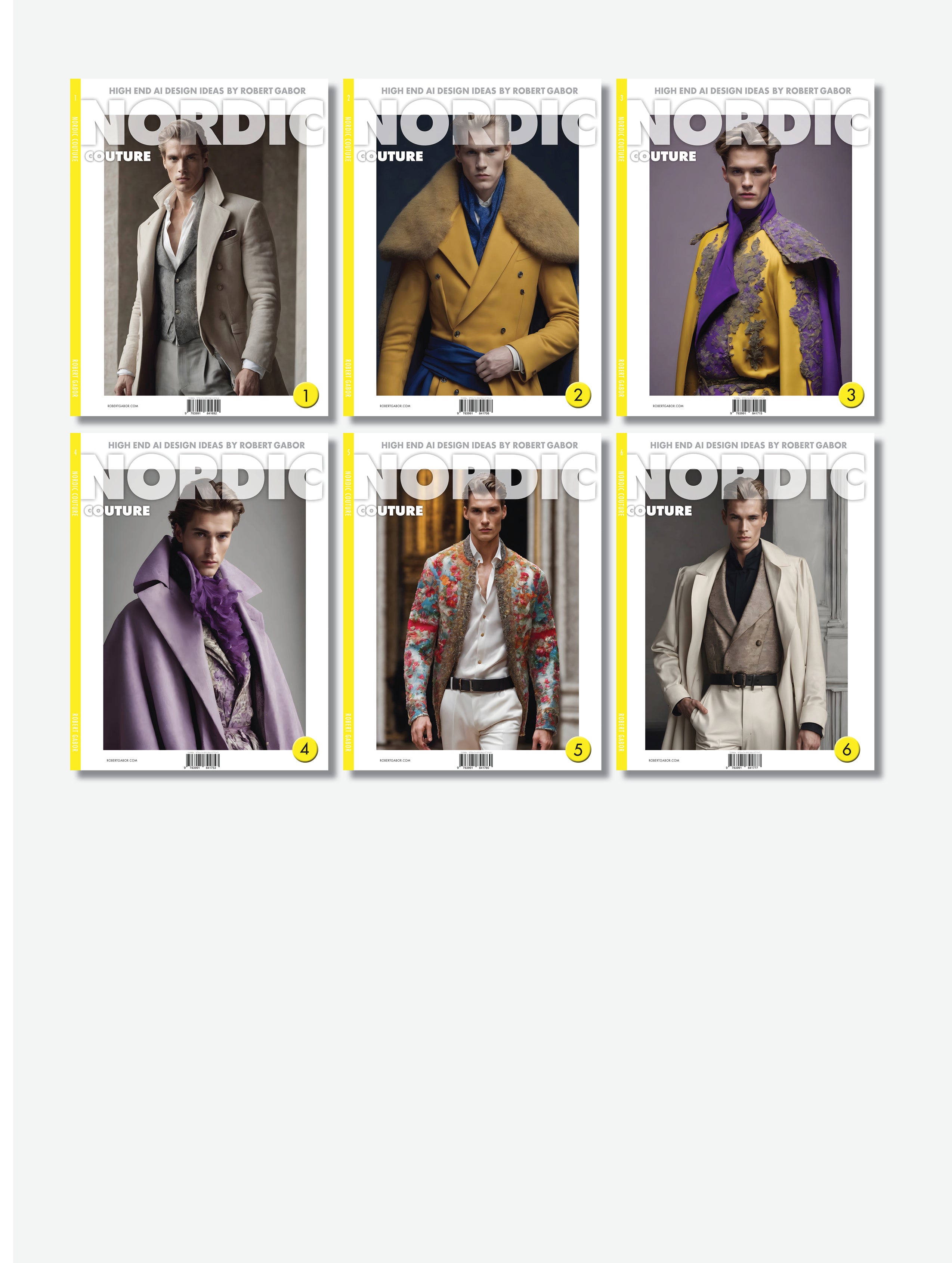 Nordic Couture By Gabor – Complete Series, Volumes 001–006 (6 Volumes)