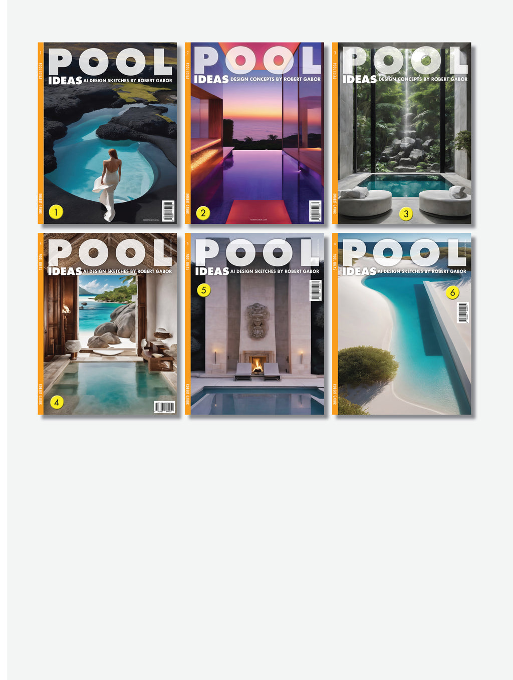 Pool Ideas – Complete Series, Volumes 001–006 (6 Volumes)