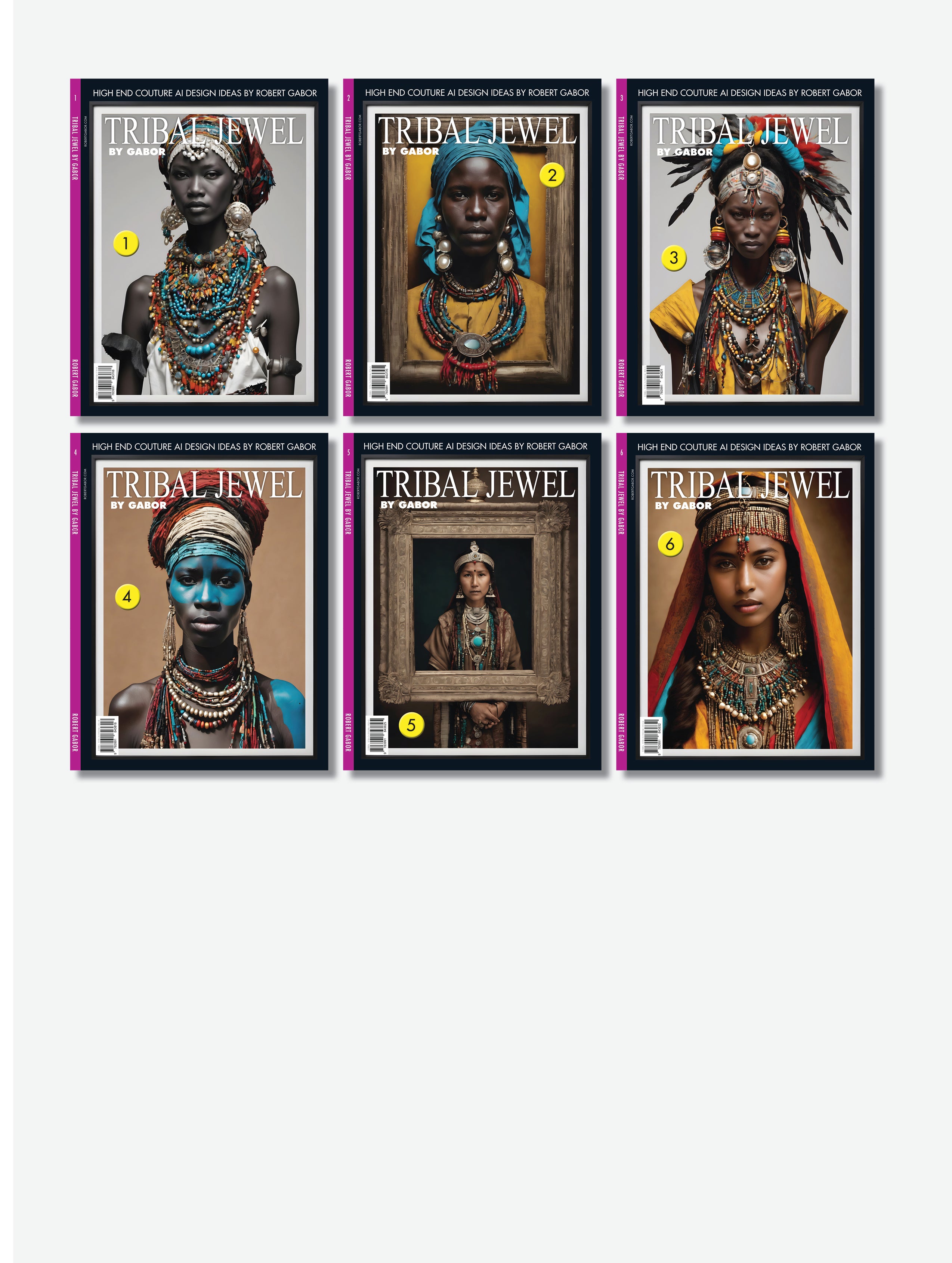 Tribal Jewel By Gabor – Complete Series, Volumes 001–006 (6 Volumes)