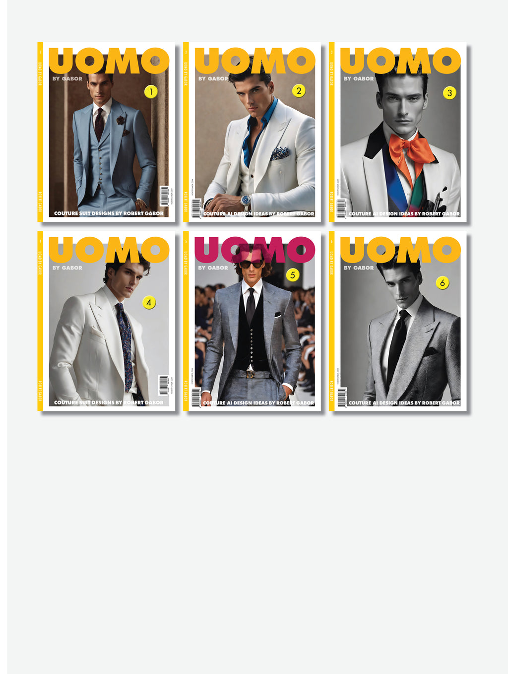 Uomo By Gabor – Complete Series, Volumes 001–006 (6 Volumes)