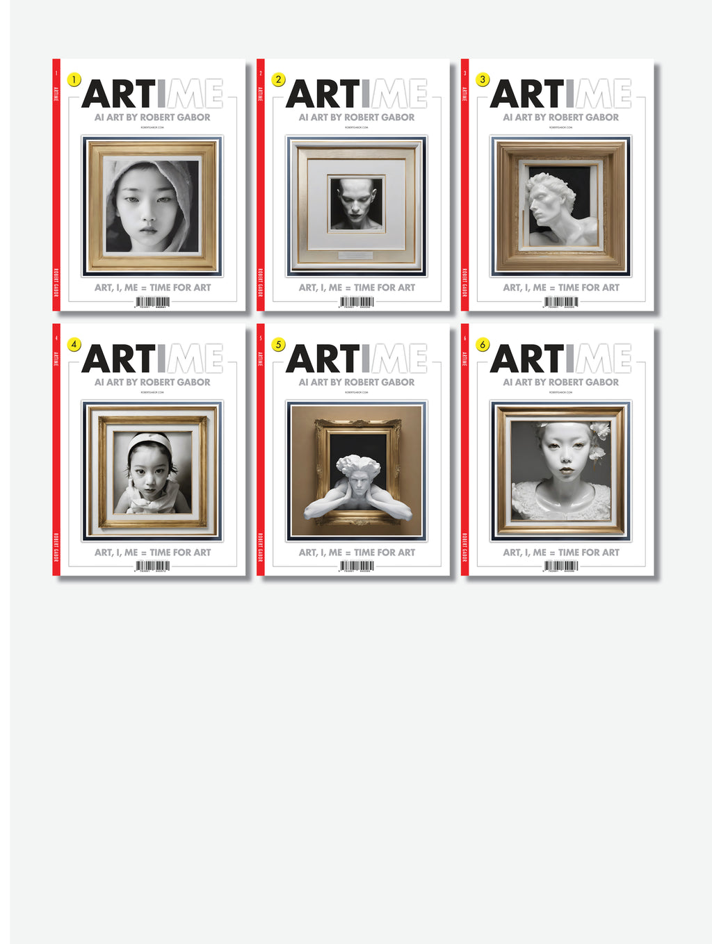 ARTIME – komplet serie, bind 001–006 (6 bind)
