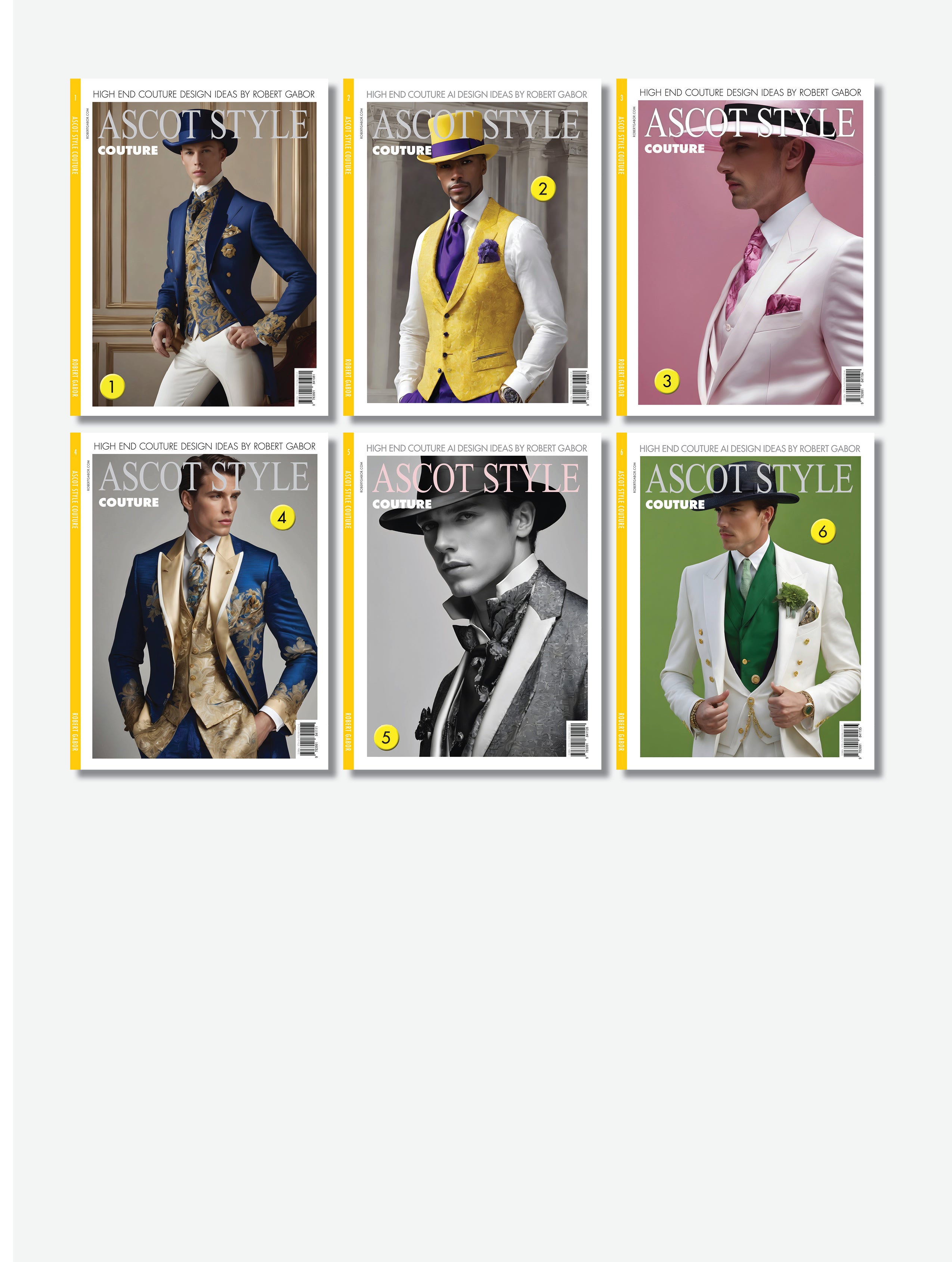 Ascot Style Couture – Complete Series, Volumes 001–006 (6 Volumes)
