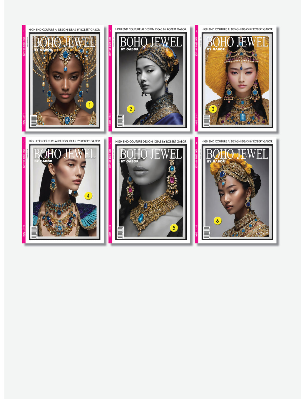 Boho Jewel By Gabor – Complete Series, Volumes 001–006 (6 Volumes)
