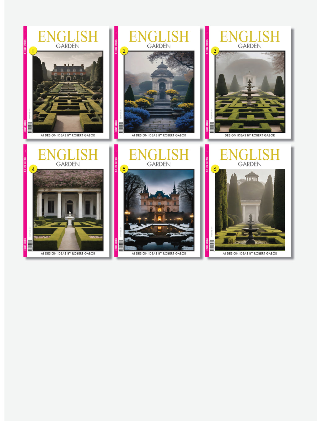 English Garden – Complete Series, Volumes 001–006 (6 Volumes)