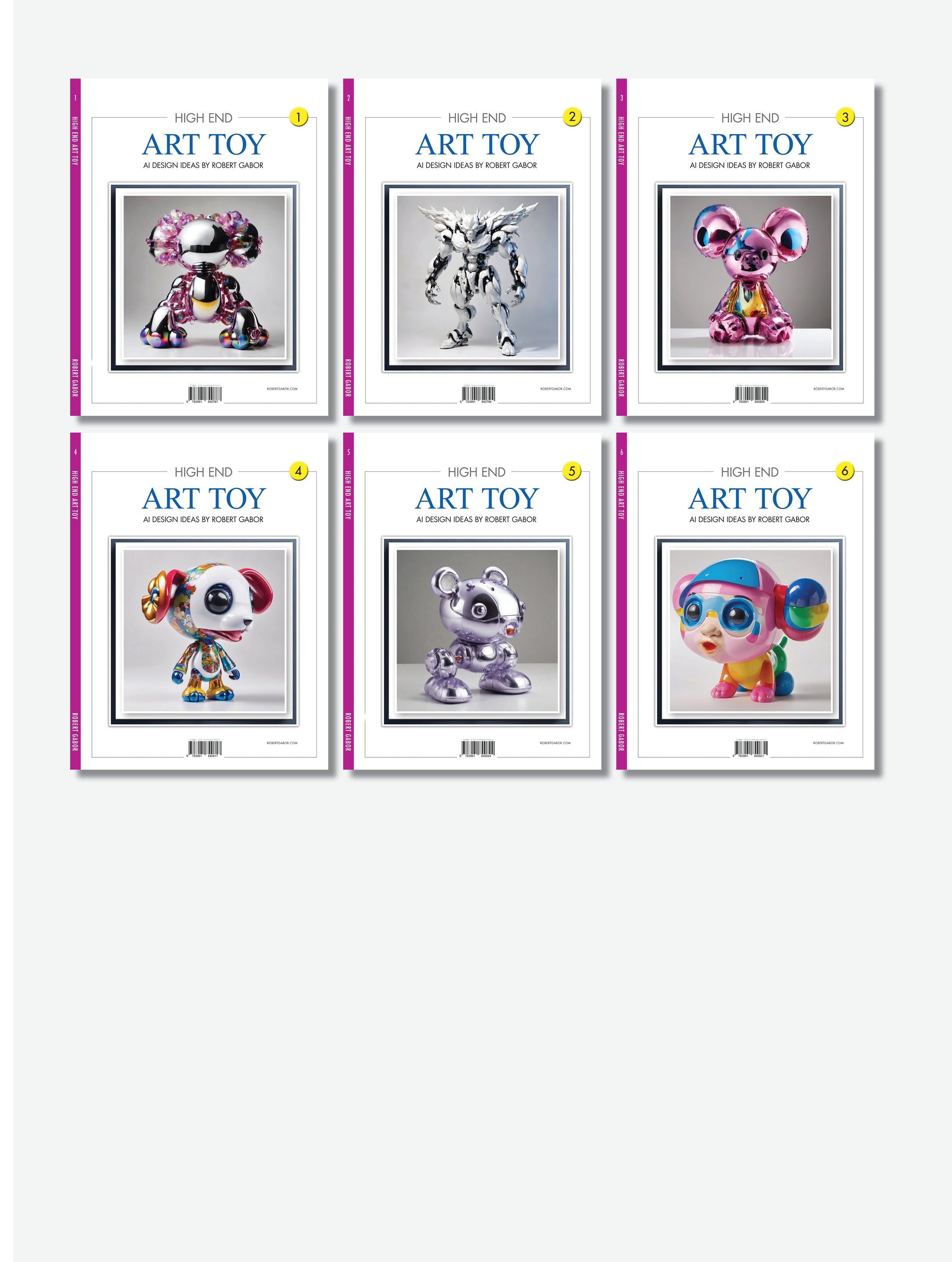 High End Art Toy – Complete Series, Volumes 001–006 (6 Volumes)