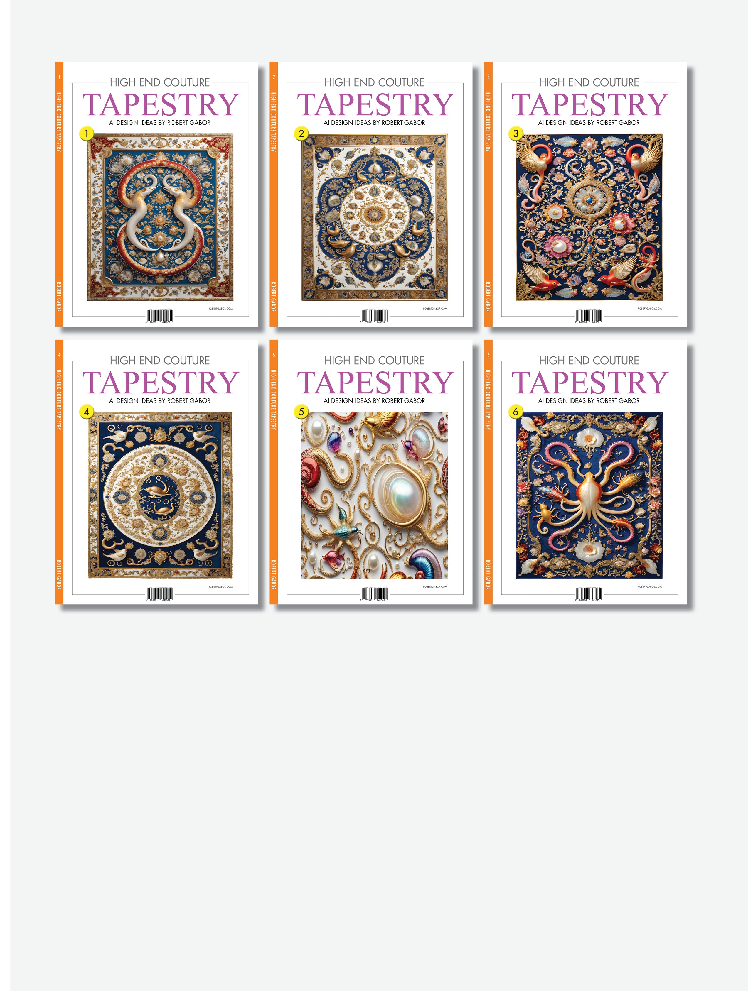 High End Couture Tapestry – Complete Series, Volumes 001–006 (6 Volumes)
