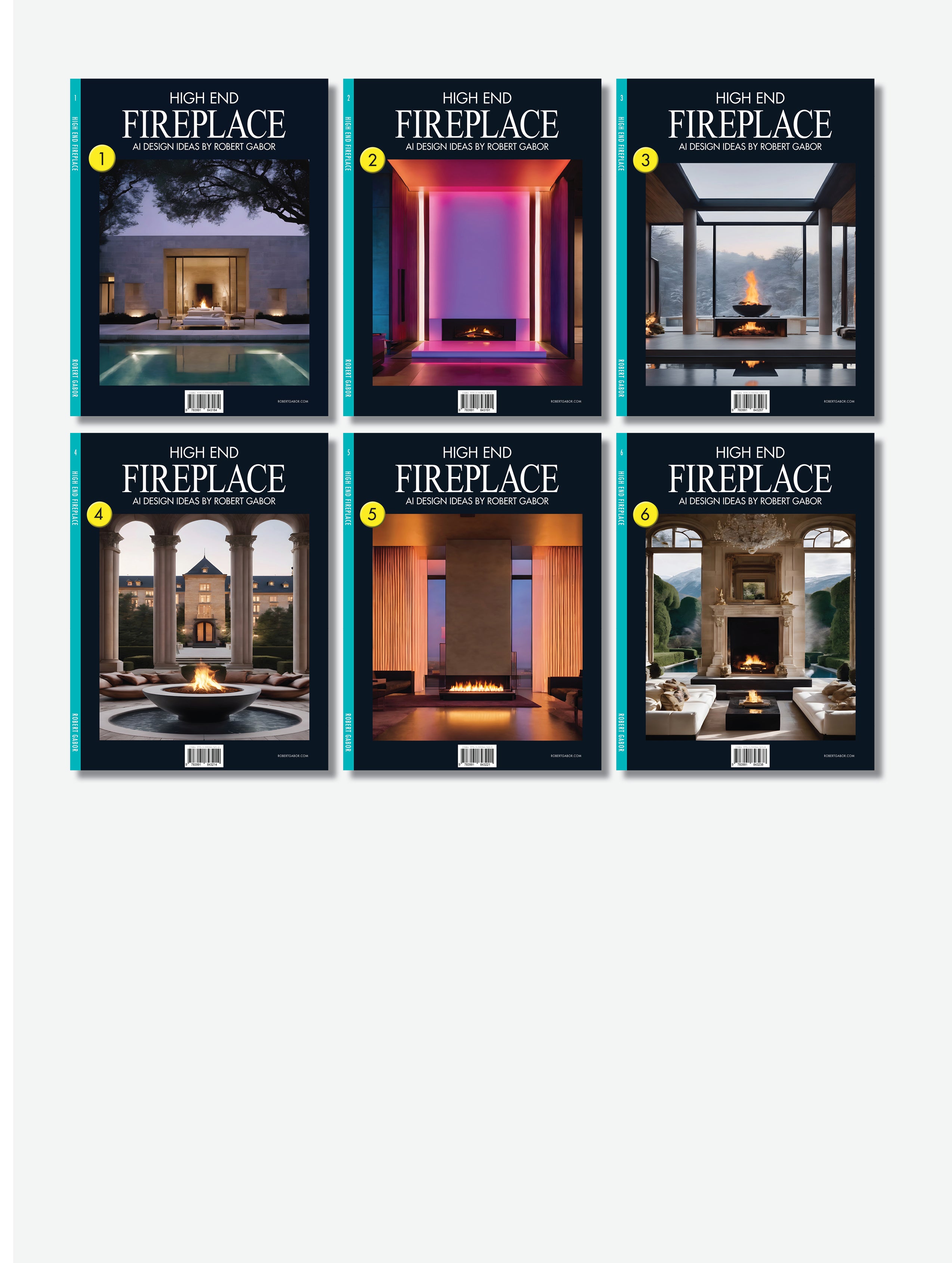 High End Fireplace – Complete Series, Volumes 001–006 (6 Volumes)