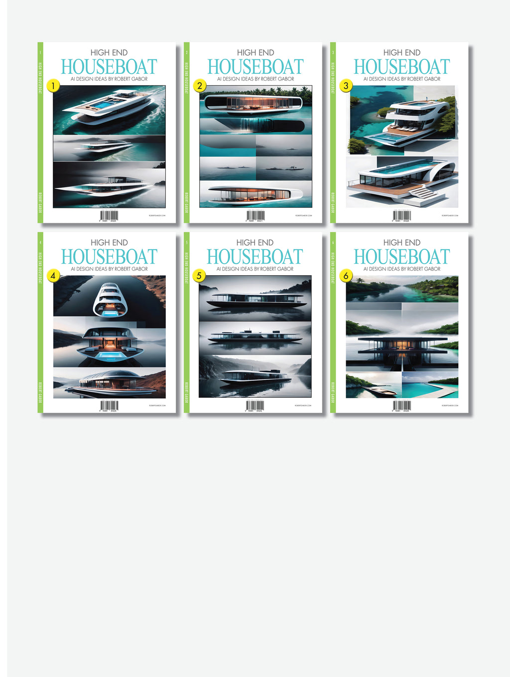 High End Houseboat – Complete Series, Volumes 001–006 (6 Volumes)