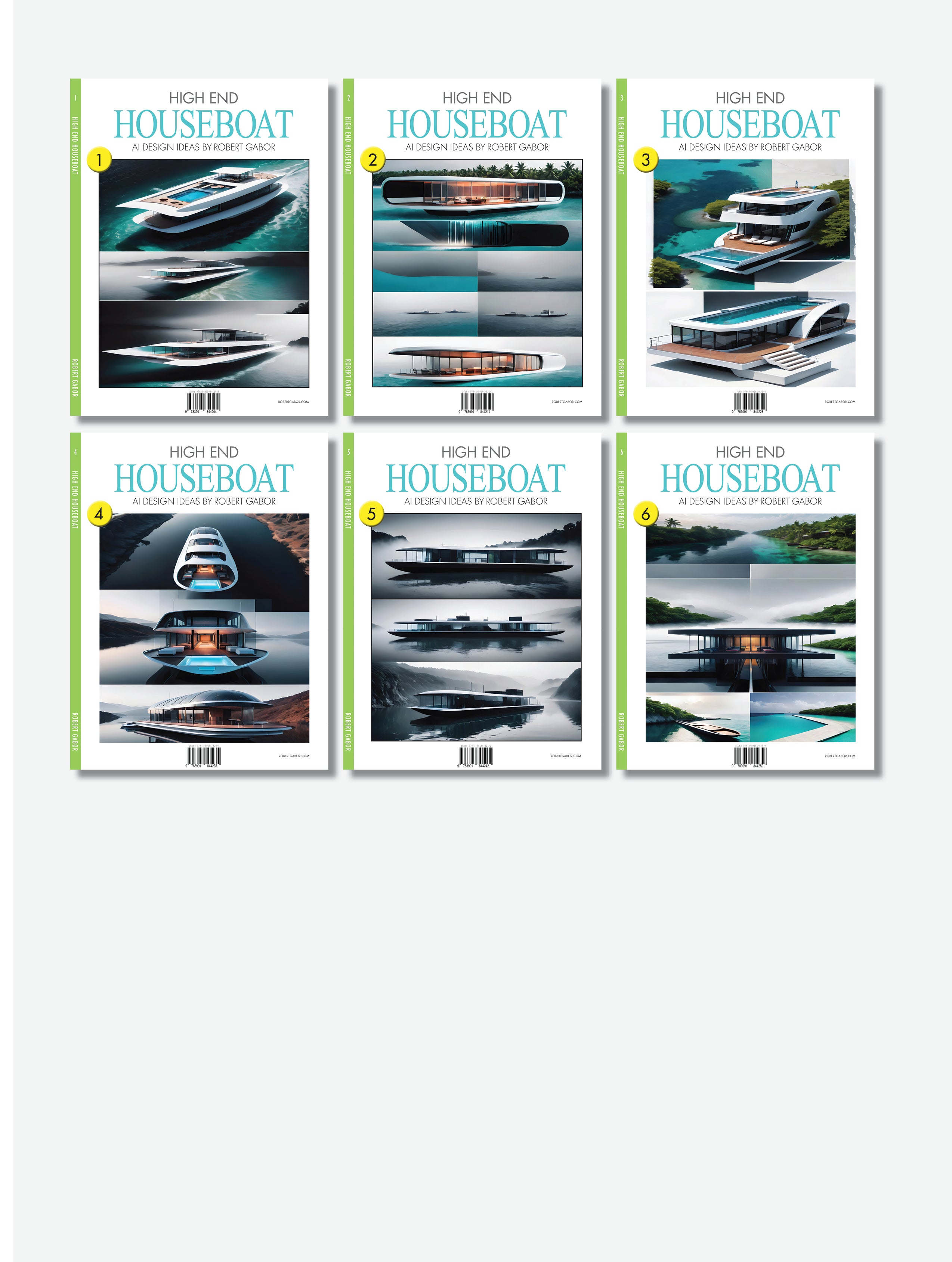 High End Houseboat – Complete Series, Volumes 001–006 (6 Volumes)