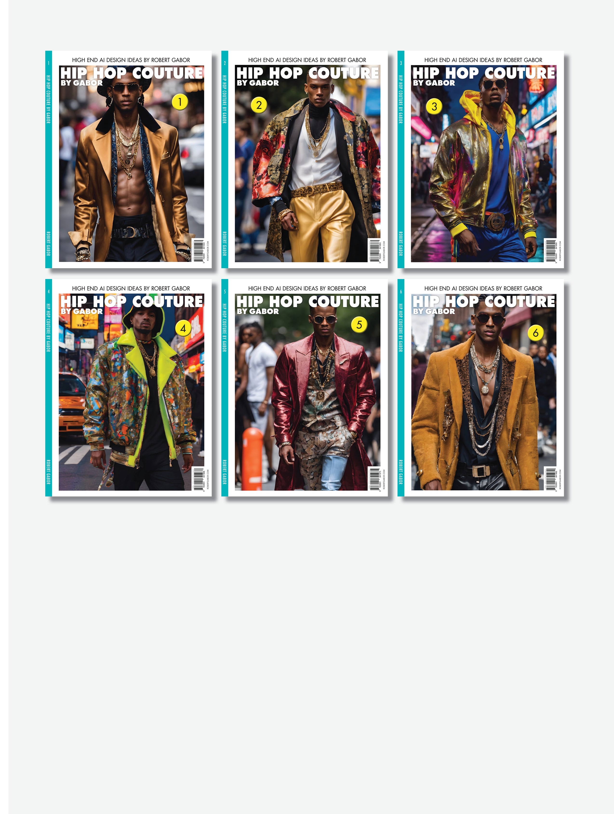 Hip Hop Couture By Gabor – Complete Series, Volumes 001–006 (6 Volumes)