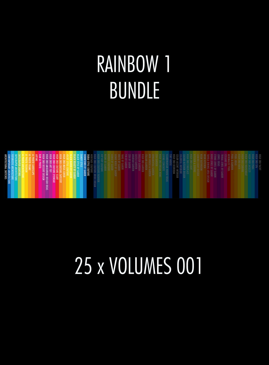 Rainbow 1 – Bundle (all 25 Volumes 001)