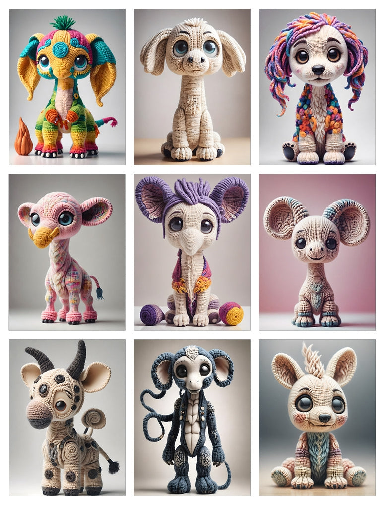High End Amigurumi AI Design Ideas - Vol. 006