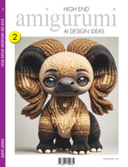High End Amigurumi AI Design Ideas – Volume 002 cover – Complete Rainbow Spectrum