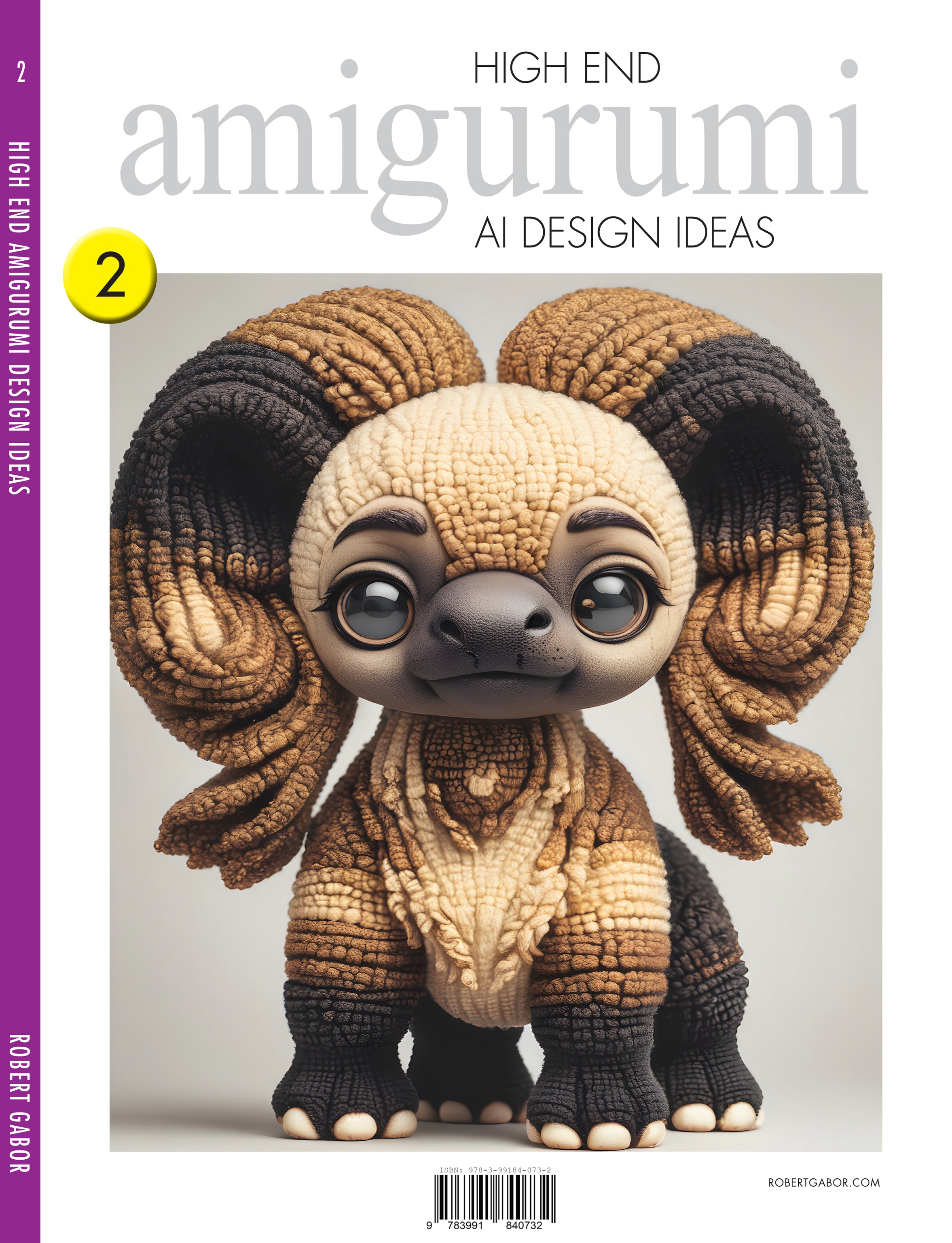 High End Amigurumi AI Design Ideas – Volume 002 cover – Complete Rainbow Spectrum