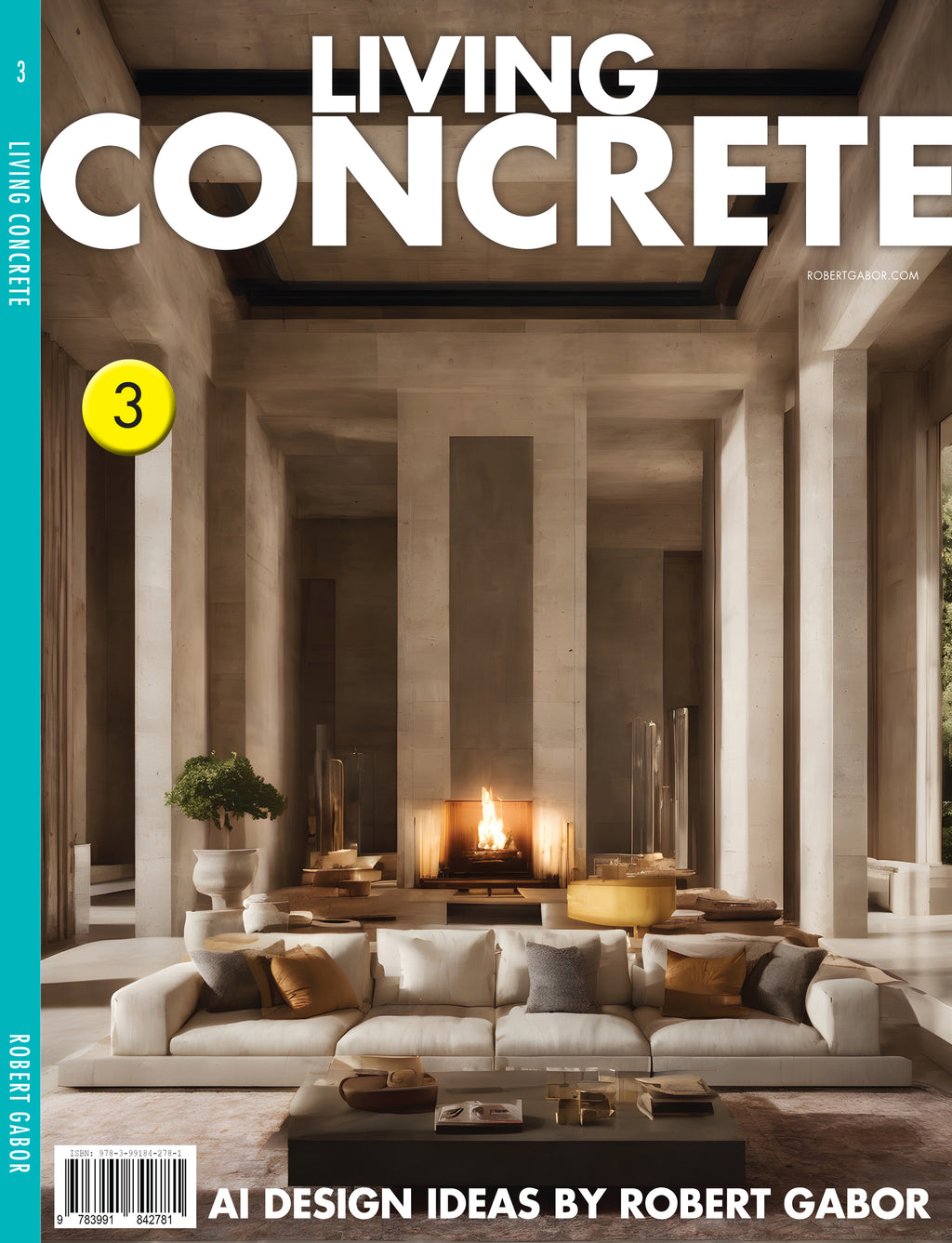 Living Concrete – Volume 003 cover – Complete Rainbow Spectrum